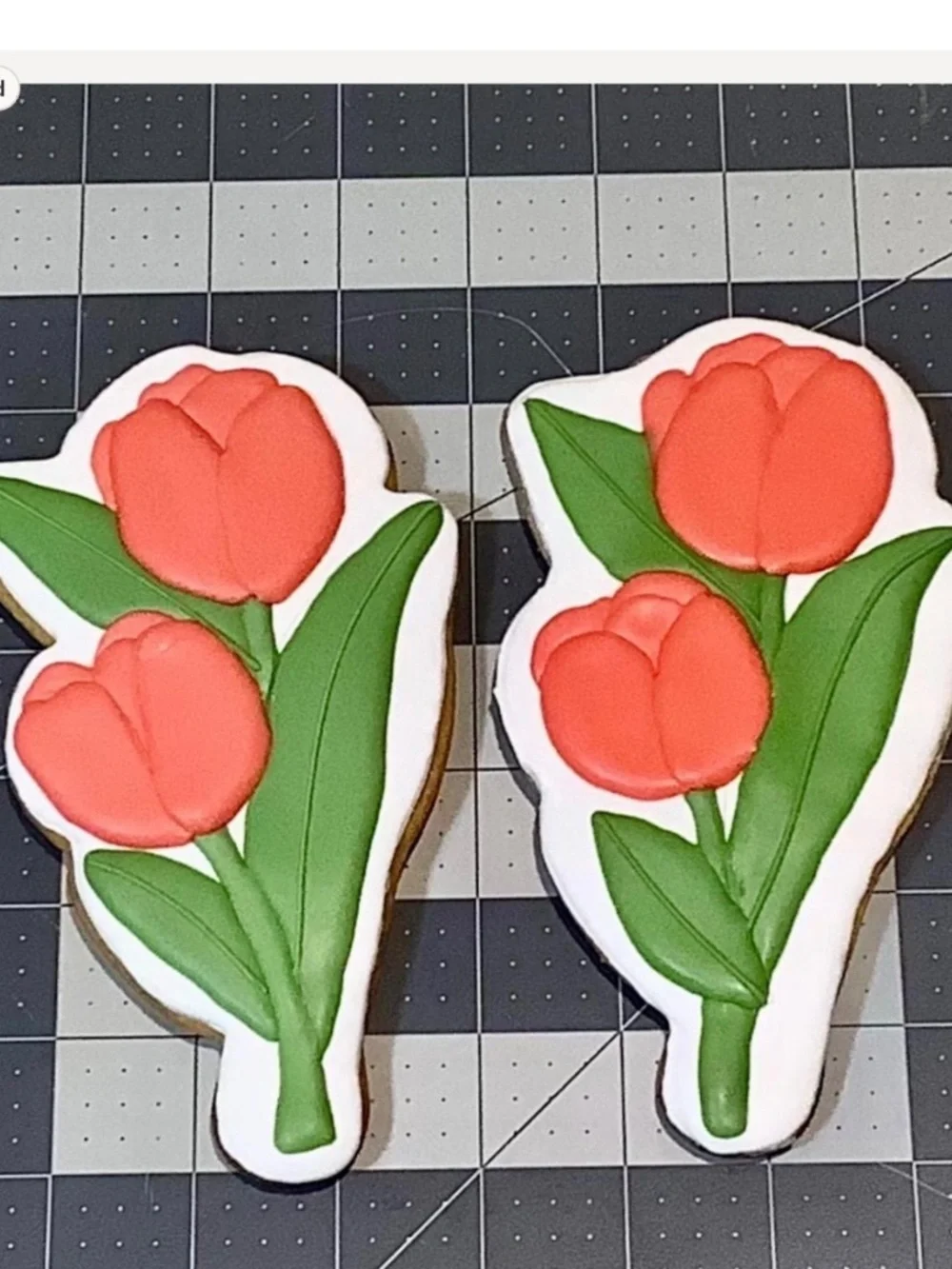 4 Floral Cookie Cutter & Embosser Set | Tulips & Flower Bouquets